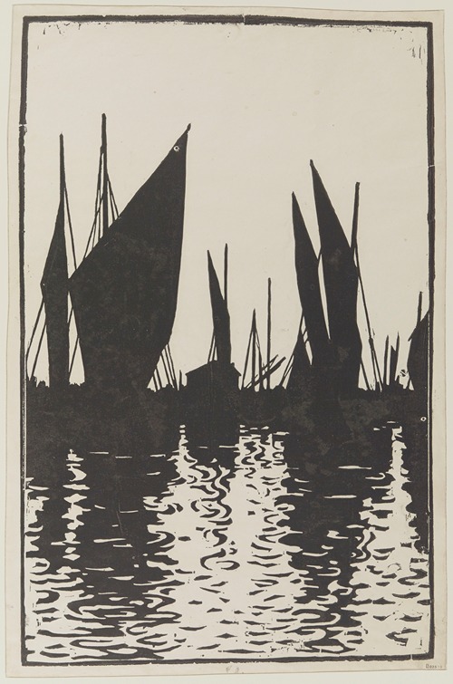 Soleil couchant, Honfleur