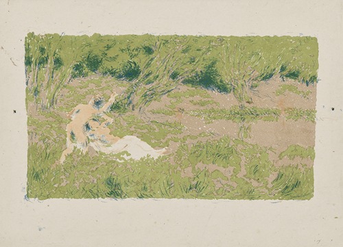 Deux femmes dans un paysage