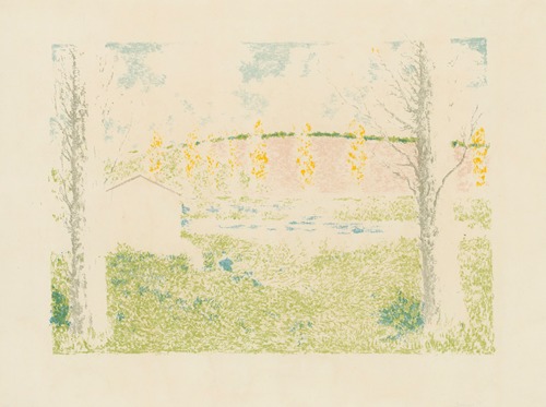Paysage avec maison