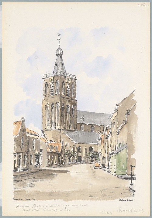 Bussummerstraat, nu deels gesaneerd