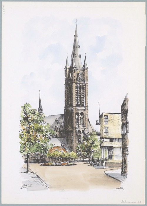 Sint Vitus kerk met hotel