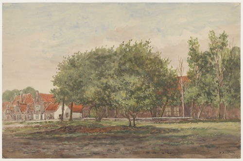 Jacobstraat en Gedempte Voldersgracht, met terrein der gesloopte gasfabriek