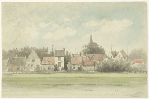 Rozenprieel, van de Zuidzijde