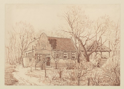 Gezicht op de boerderij Schoterbosch.