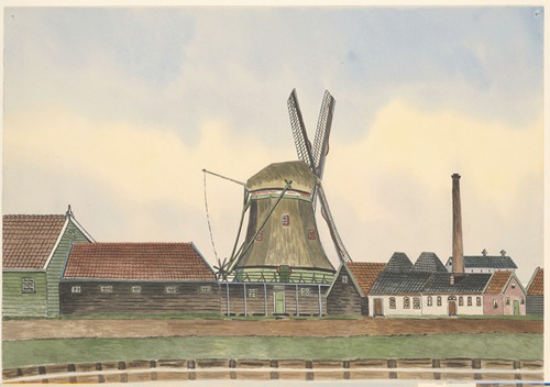 molen; oliemolen De Simson of De Samson aan het Zaandijkerwegje