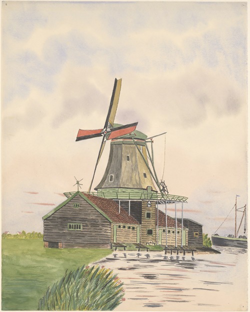 molen; olimolen De Vrijheid aan de Noorddijk, gesloopt 1896