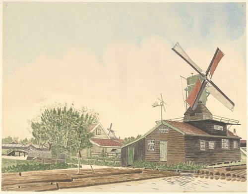 molens; houtzaagmolen De Gebroeders