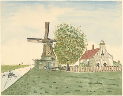 molens; houtzaagmolen De Haan