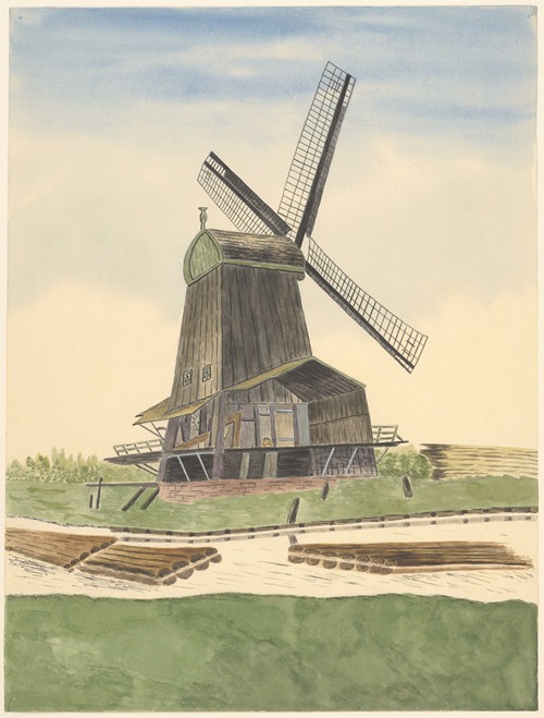 molens; houtzaagmolen De Smit (paltrok)