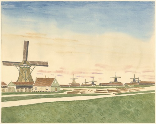 molens; houtzaagmolen Het Jonge-Schaap, Westzaandam