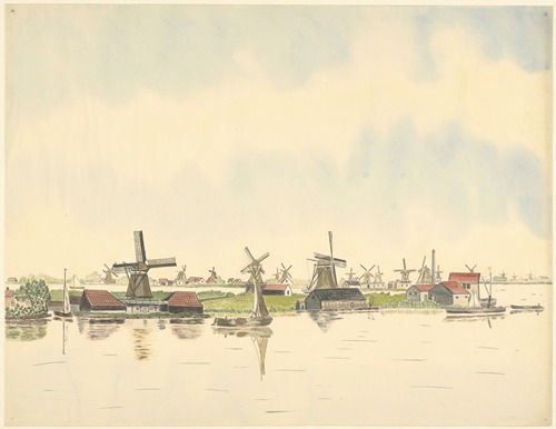 molens; molengroep aan de Kalverpoel.