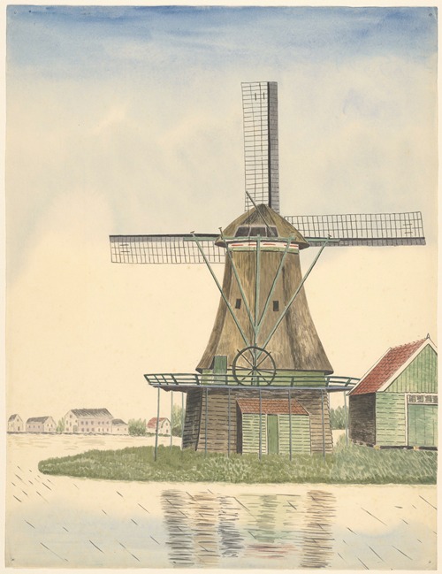 molens; oliemolen De Zeemeeuw, Westzaandam