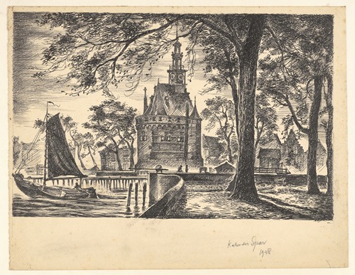 Gezicht op de Hoofdtoren