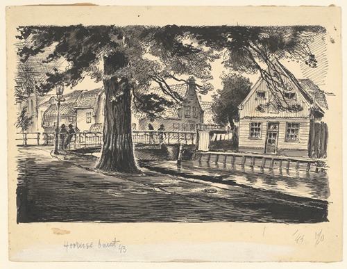 Gezicht op de Hoornsebuurt.