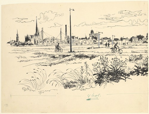 Gezicht op Koog aan de Zaan.