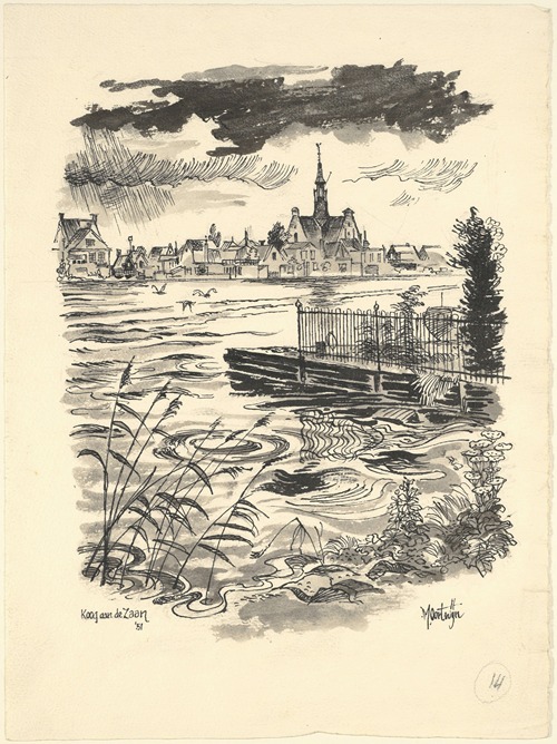 Gezicht op Koog aan de Zaan.