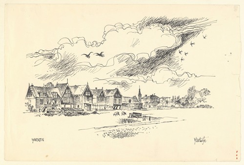 Gezicht op Marken.
