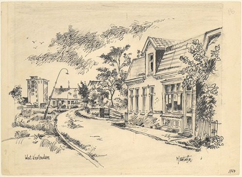 Gezicht te West-Knollendam.