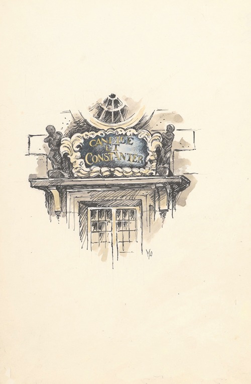 Wapenspreuk, Candide et Constanter, boven de ingang van het stadhuis van Enkhuizen.