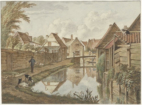 (Kromme) Voldersgracht, met op de achtergrond de Raaks