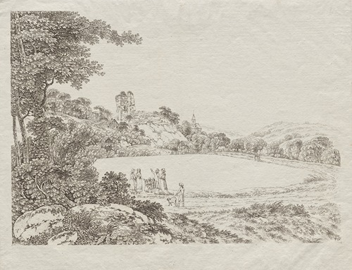 Landscape with Tharandt Castle Ruins