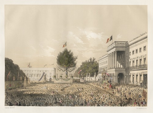 Décoration de la Place des Palais