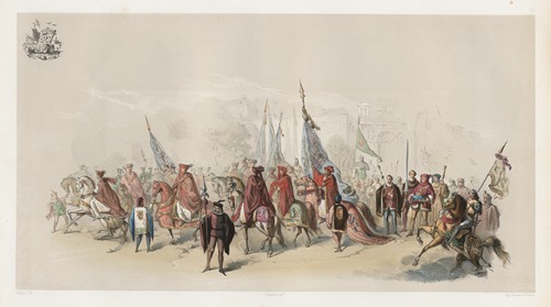 Cortége de la Toison d’or envoyé par la ville de Bruges