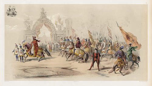 Cortége de la Toison d’or envoyé par la ville de Bruges