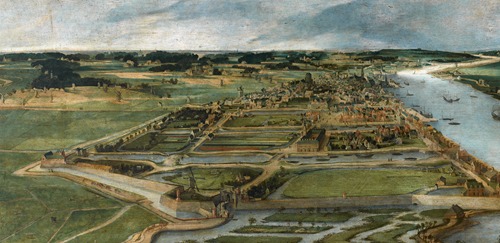 De Antwerpse polder en de Palinghuizen buiten de Slijk- of Lillopoort