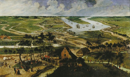De Antwerpse polder en de Palinghuizen buiten de Slijk- of Lillopoort