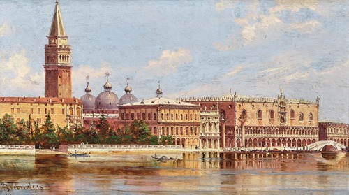 Venice, a View of the Bacino di San Marco