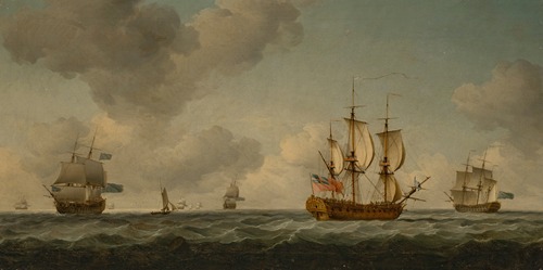 The Channel Fleet at Sea