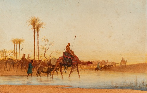 Arrival of the caravan