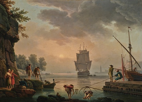A foggy scene