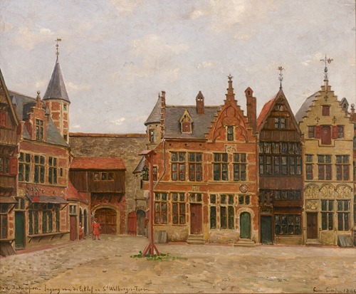 Ingang van de Eekhof en S. Walburgistoren