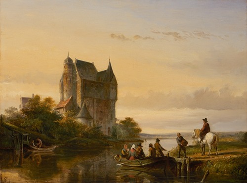 Rivierlandschap.