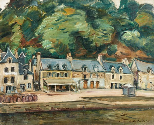 Maisons au bord de la rivière