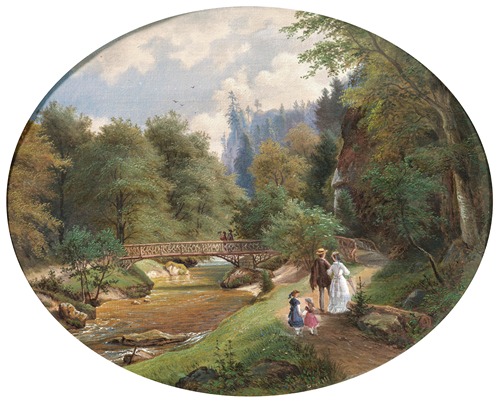Crossing the Marienbrücke