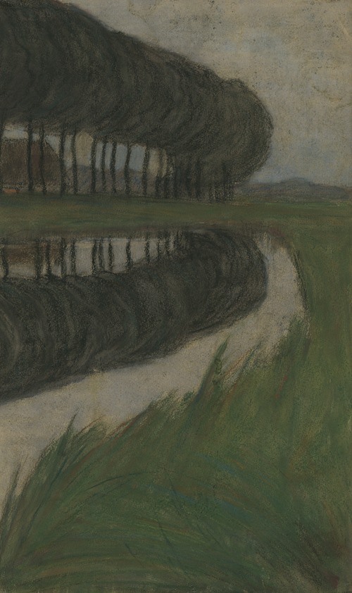 Bomen langs de vaart