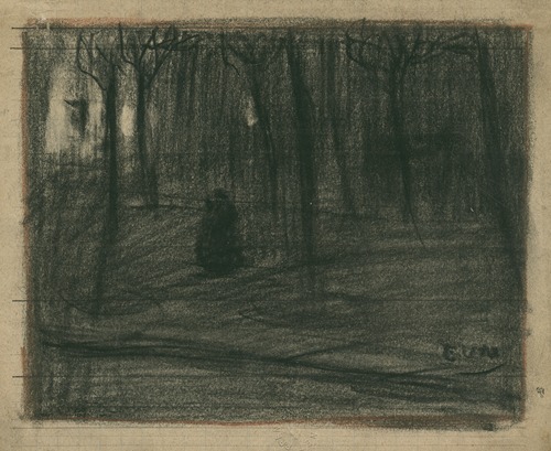 In het bos