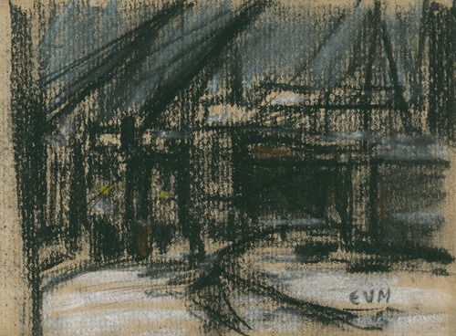 Kranen in de haven