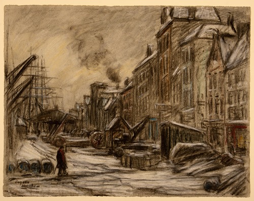 Winter op de St.-Aldegondiskaai