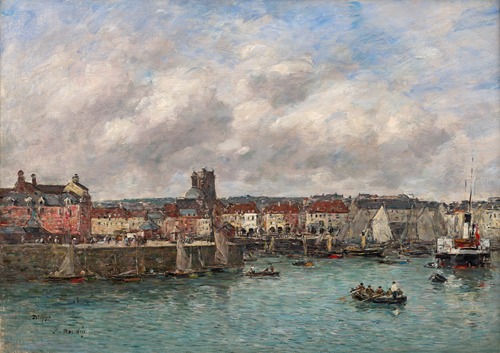 Dieppe. Le port, vue prise du Pollet