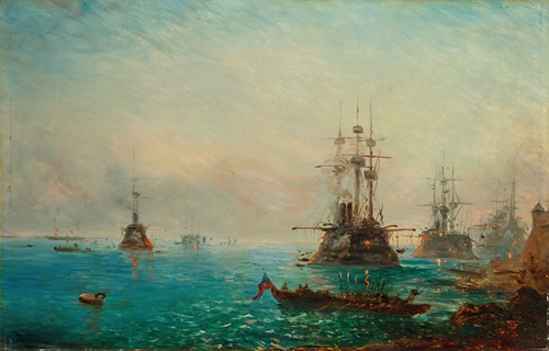 Franco-Italian Naval Squadrons In Toulon