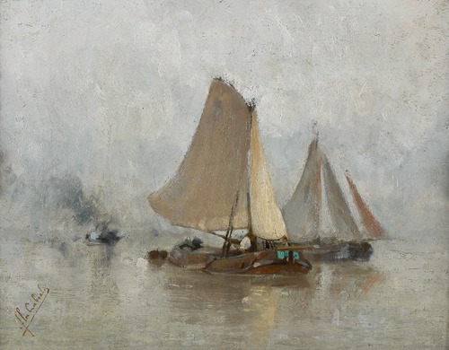 Otters op de Schelde