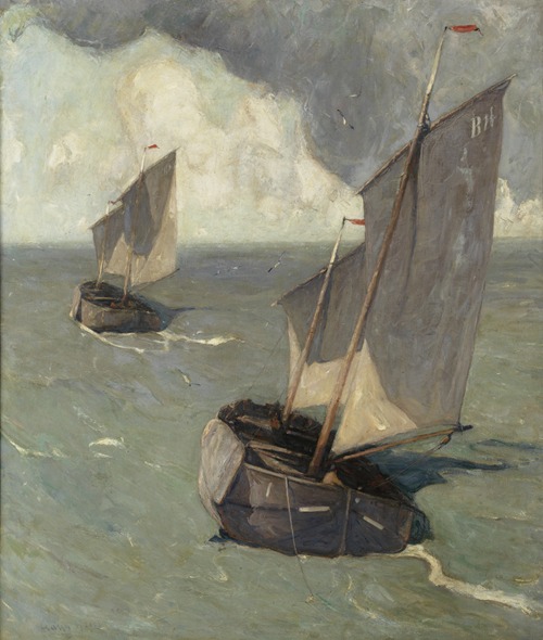 Vertrek voor de visvangst (Blankenberge)