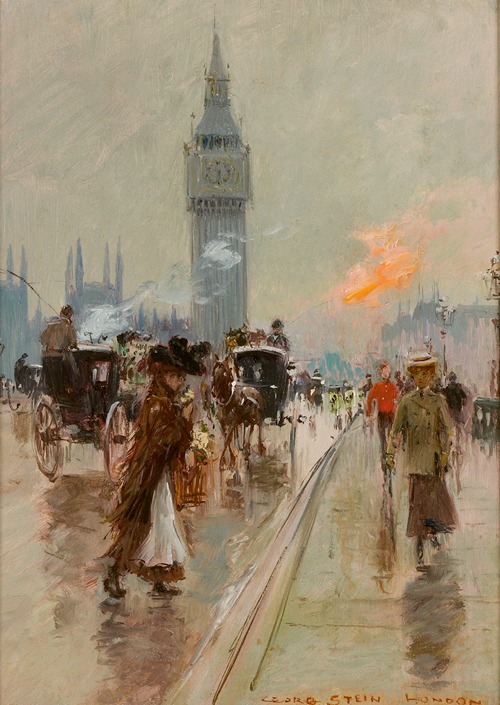 Zicht op Westminster