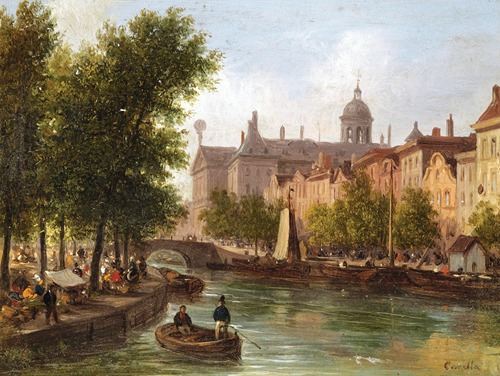 Amsterdam, A View of the Royal Palace