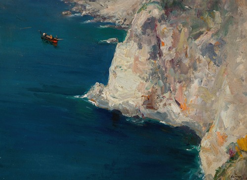 View off the coast of Capri