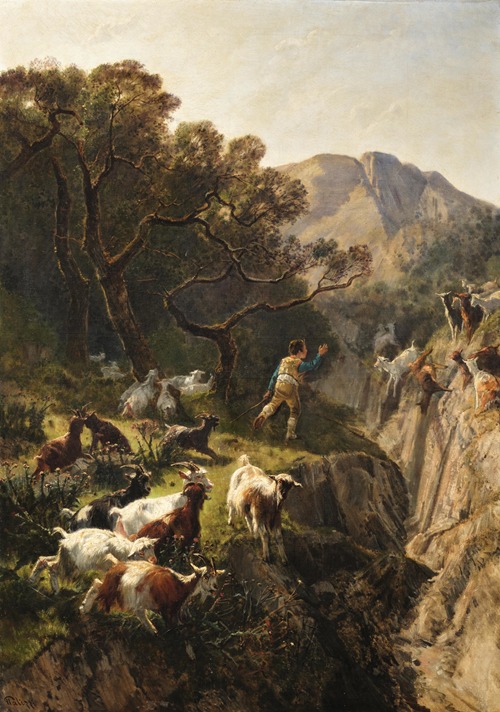 Young Shepherd in the Mountains